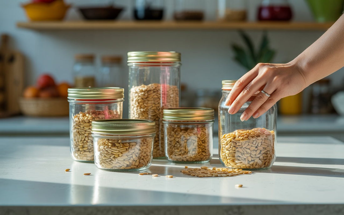 Wie man Sonnenblumenkerne-Snacks aufbewahrt, damit sie frisch und knackig bleiben